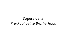 L`opera della Pre-Raphaelite Brotherhood