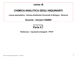 Presentazione di PowerPoint - Universit&agrave; degli Studi di Bologna