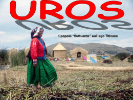 Il popolo “fluttuante” sul lago Titicaca