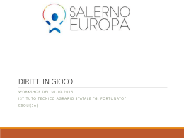 Report del lavoro con gli alunni della sede - IIS Mattei