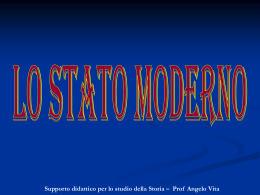 Lo stato Moderno - Istituto Comprensivo Mendola - Vaccaro