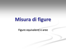 Presentazione di figure equivalenti e formule delle aree (versione