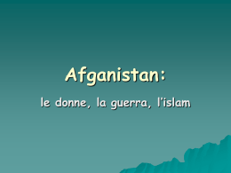 Afganistan: le donne, la guerra, l`islam