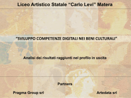 SVILUPPO COMPETENZE DIGITALI NEI BENI CULTURALI