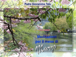 Meditazioni Per Marzo 2010