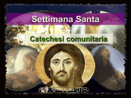 settimana santa - Associazione Opera Salesiana del Sacro Cuore