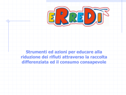 Il progetto Erred&igrave;