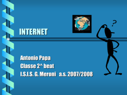 ppt - IPSIA Giuseppe Meroni