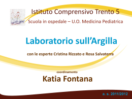 IC Trento 5 – Scuola in Ospedale – laboratorio argilla 2011/2012