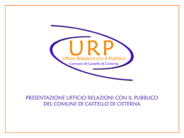 Presentazione URP