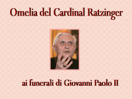 Omelia messa esequiale Giovanni Paolo II