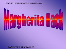 Hack Margherita - Istituto Einaudi Lodi