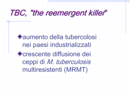 TBC, "the reemergent killer" - E