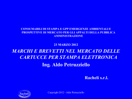 Marchi e brevetti nel mercato delle cartucce per stampa elettronica