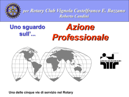 AZIONE PROFESSIONALE - Rotary Club Vignola, Castelfranco