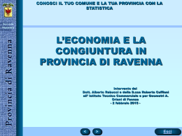 l`economia e la congiuntura in provincia di ravenna.