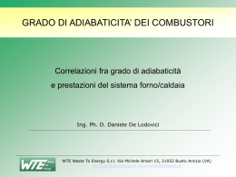 grado di adiabaticita` del forno