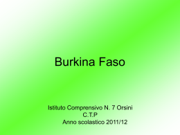 Burkina Faso di N. B. 2011-2012