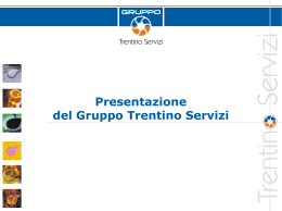 Presentazione Trentino Servizi SpA