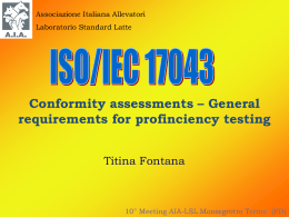 ISO/IEC 17000:2004 - Associazione Italiana Allevatori