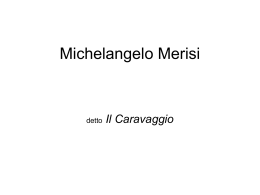 Michelangelo Merisi, Caravaggio