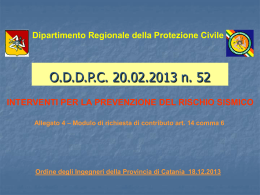 ODDPC 20.02.2013 n. 52 - Ordine degli Ingegneri della Provincia di