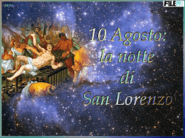 10 agosto la notte di San Lorenzo