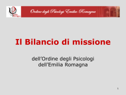 Clicca qui per scaricare il file con la presentazione del Bilancio di
