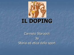 IL DOPING