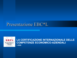 Presentazione generale EBC*L