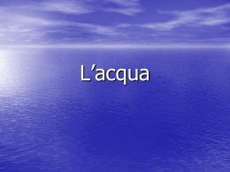 L`acqua - M. Melloni