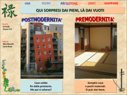 Un esempio Laboratorio Oriente e Occidente
