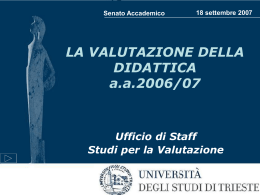 SA - CdA ppt - Università degli Studi di Trieste