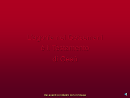 Il testamento dei Getsemani