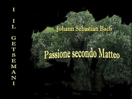 Passione secondo Matteo 001 Il Getzemani
