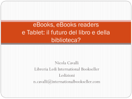 il futuro del libro e della biblioteca?