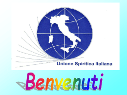 USI – Unione Spiritica Italiana Cap. 1