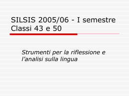 Diapositive corso 2005-06 - Università degli Studi di Pavia