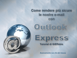 Come rendere sicure le `E-Mail con Outlook Express