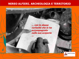 Primo percorso. Nereo Alfieri: archeologia e territorio