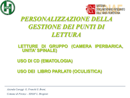 Azienda Careggi G. Franchi S. Bruni, Comune di Firenze &ndash; SDIAF L