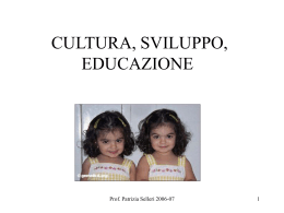 Cultura - Sviluppo