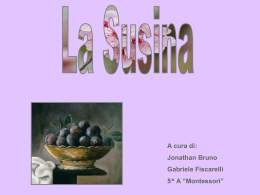 La susina - a cura di Jonathan Bruno e Gabriele Fiscarelli