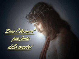 Via Crucis ecco l`amore pi&ugrave; forte del mondo