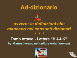 Diapositiva 1 - Gatto Silvestro