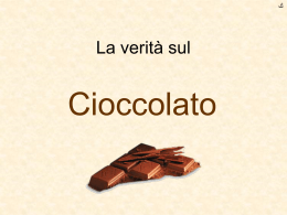 Cioccolato - SitoSiocco