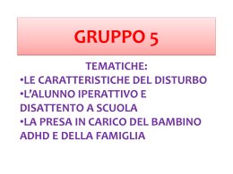 GRUPPO 5 - TFA Sostegno PG