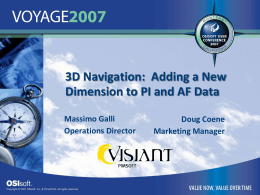 Introduction to Visiant Pimsoft