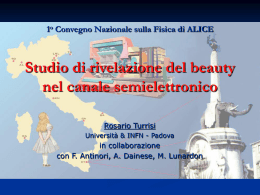 Sezioni d`urto - Alice Padova homepage