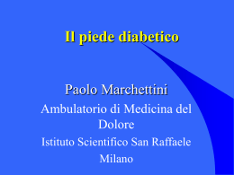 Il piede diabetico - formazionesostenibile.it
